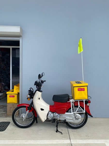 Qld Roadworthy For Motorbike Honda C110X – 08/2021 – 0413395565